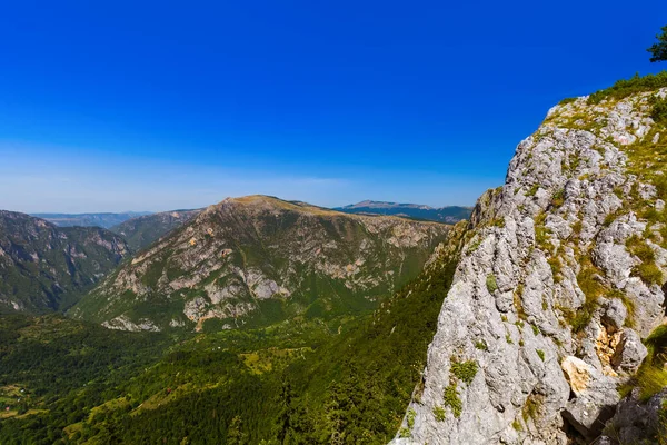 Schlucht Des Flusses Tara Montenegro Hintergrund Für Naturreisen — Stockfoto