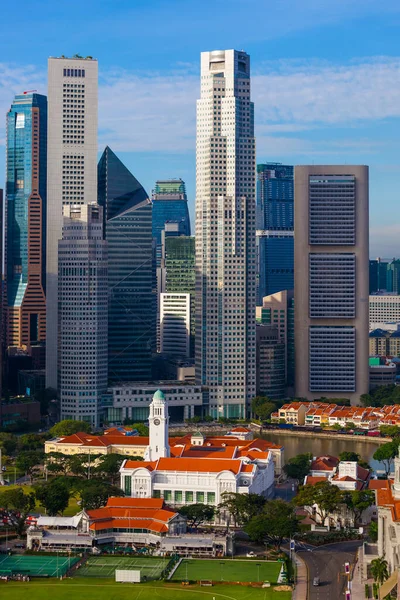 Skyline Von Singapur Architektur Und Reisehintergrund — Stockfoto