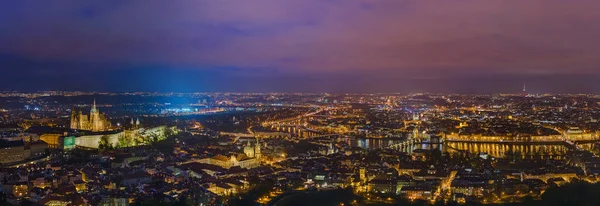 Prag Stadtbild Der Tschechischen Republik Reise Und Architektur Hintergrund — Stockfoto