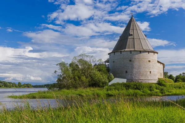 Ancienne Forteresse Historique Ladoga Dans Village Staraya Ladoga Région Leningrad — Photo