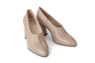 Moda ayakkabıları beyaz arkaplanda izole edilmiş