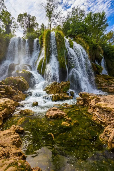 Kravice Vattenfall Bosnien Och Hercegovina Natur Resor Bakgrund — Stockfoto