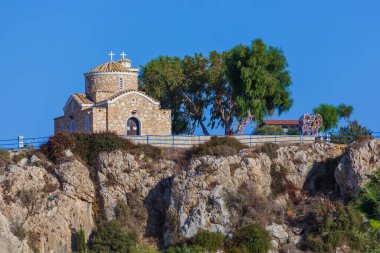 Profitis Elias Kilisesi Protaras Kıbrıs 'ta yer almaktadır - mimari arka plan