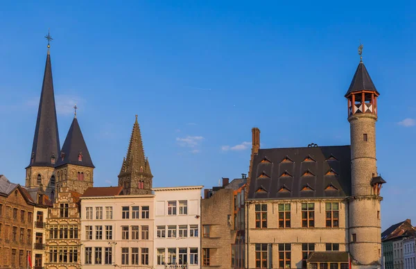 Paesaggio Urbano Gent Belgio Background Architettonico — Foto Stock