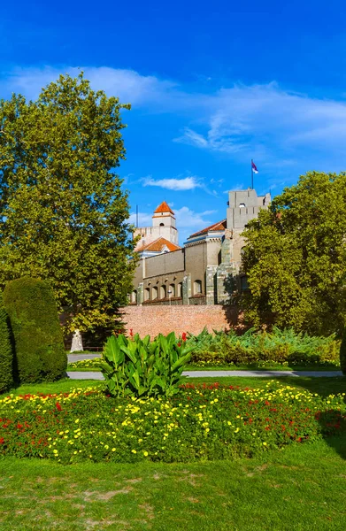 贝尔格莱德 塞尔维亚Kalemegdan要塞 建筑旅行背景 — 图库照片