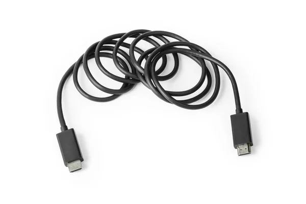 Video Hdmi Cable Isolated White Background — Stock Photo, Image