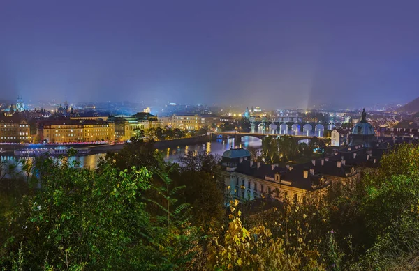 布拉格市景观 捷克共和国 旅行和建筑背景 — 图库照片
