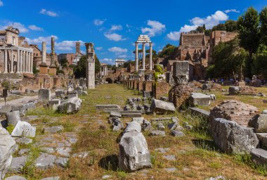 Roma 'daki Roma harabeleri - İtalya - mimari geçmişi