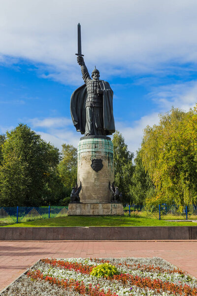 Monument to Ilya Muromets in the city of Murom - Vladimir Region - Russia