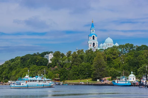 ヴァラーム修道院 ラドーガ湖 カレリア ロシア 建築の背景 — ストック写真