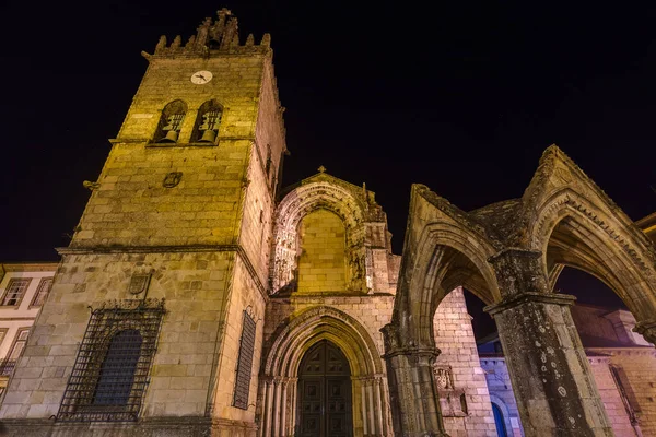 Kathedrale Der Stadt Guimaraes Portugal Architektonischer Hintergrund — Stockfoto