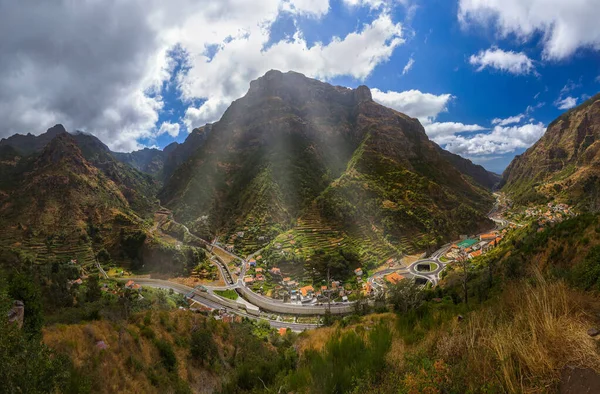 Mountain Village Serra Aqua Madeira Portugal Travel Background — Stock Photo, Image