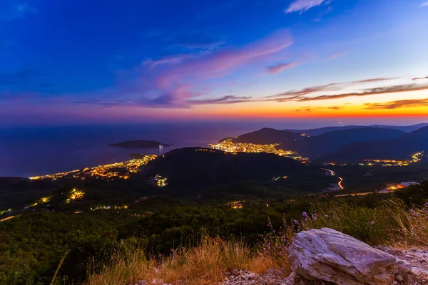 Budva Montenegro Fondo Viaje Arquitectura —  Fotos de Stock