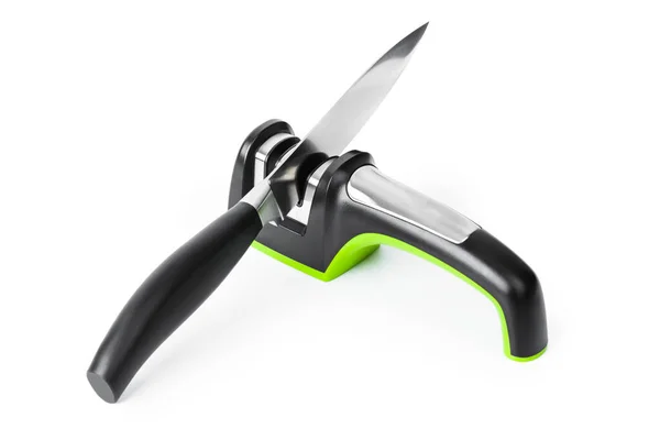 Knife Sharpener Isolated White Background — Stock Photo, Image