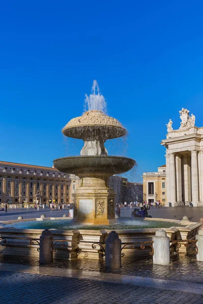 Piazza San Pietro Vaticano Roma Itália Arquitetura Fundo — Fotografia de Stock