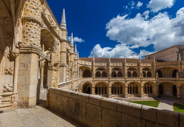 Mosteiro Dos Jerónimos Lisboa Portugal Arquitectura Fundo — Fotografia de Stock