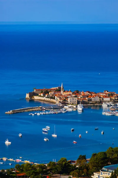 Budva Casco Antiguo Montenegro Fondo Viaje Arquitectura — Foto de Stock