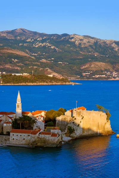 Cidade Velha Budva Montenegro Arquitetura Fundo Viagem — Fotografia de Stock