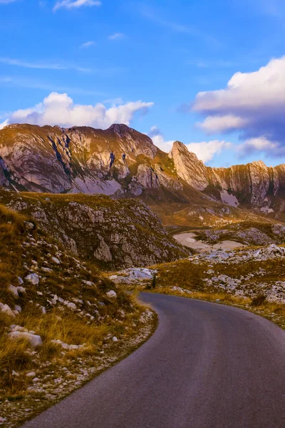 Ulusal Dağlar Karadağ Durmitor Park Ediyor Doğa Yolculuğu Geçmişi — Stok fotoğraf