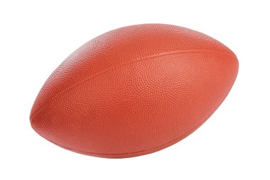 Beyaz arka plan üzerinde izole Rugby topu