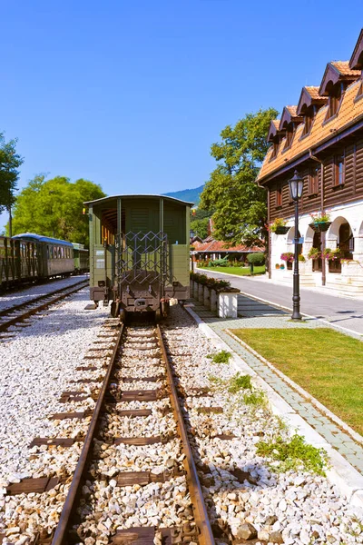 Reis Sarganska Osmica Shargan Acht Servië Reisachtergrond — Stockfoto