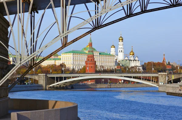 Kremlin al atardecer en Moscú Rusia — Foto de Stock