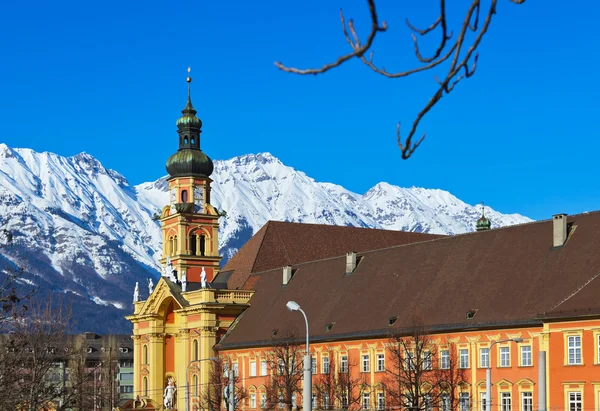 Cidade velha em Innsbruck Áustria — Fotografia de Stock