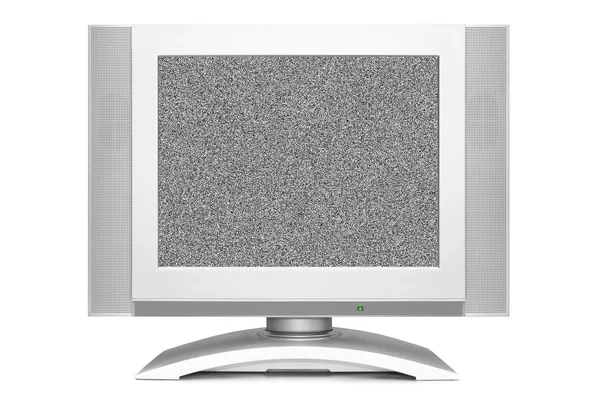 Шум на экране телевизора — стоковое фото