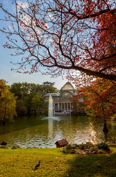 Crystal Palace a Madrid Spagna — Foto Stock