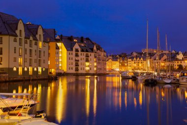Cityscape alesund - Norveç
