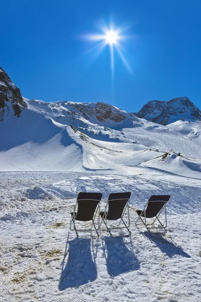 Mountains ski resort - Innsbruck Austria — Stock Photo, Image