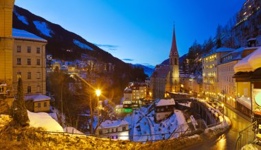 dağlarda Kayak resort bad gastein, Avusturya
