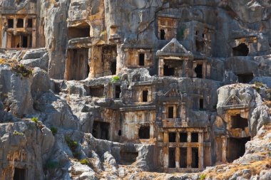Ancient town in Myra, Turkey clipart