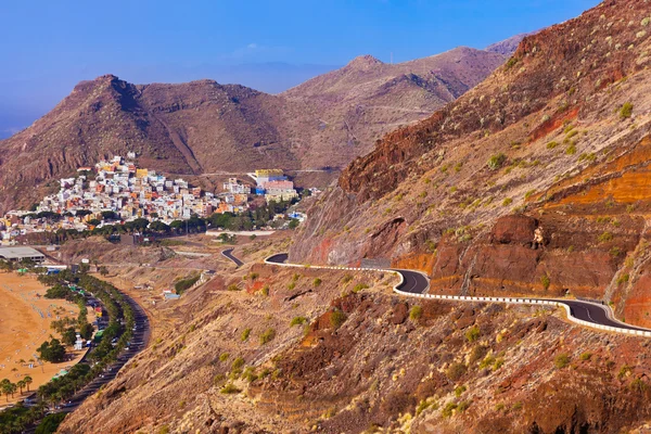 Strada per la spiaggia Teresitas a Tenerife - Isole Canarie — Foto Stock