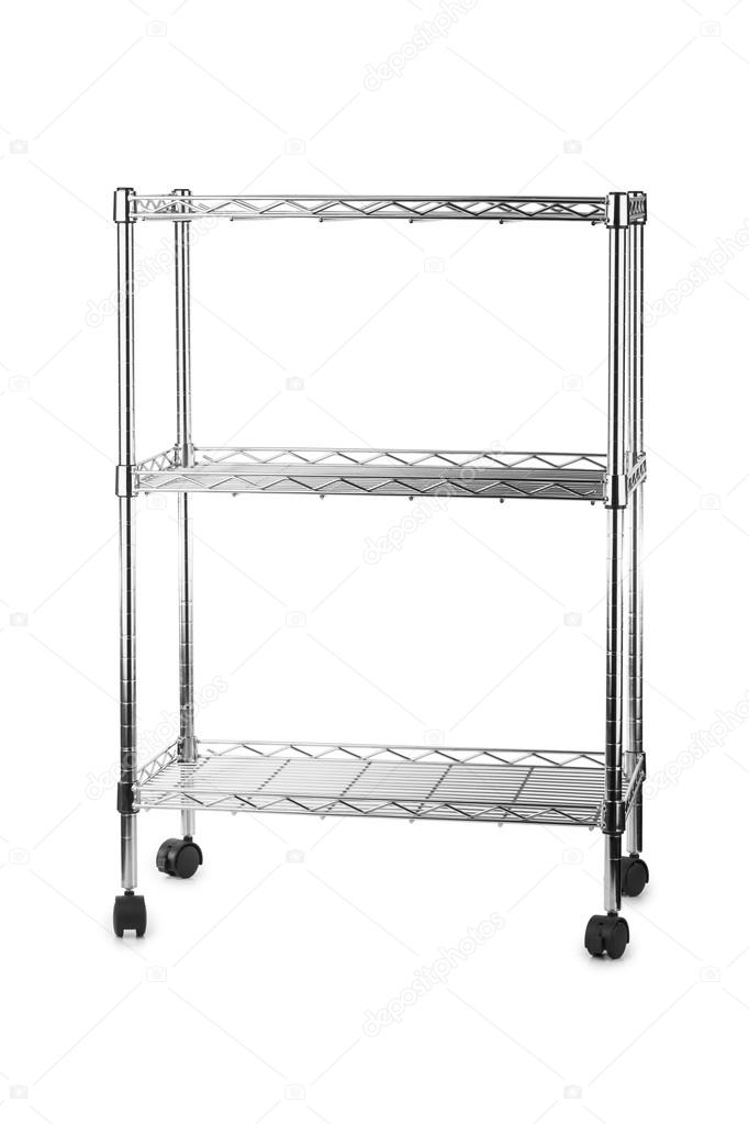 Metal shelves rack