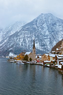 Göl - salzburg Avusturya hallstatt Köyü