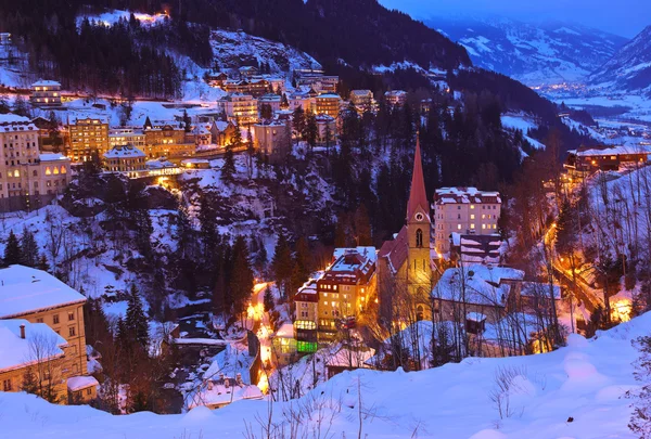 Bergen ski resort bad gastein Österrike — Stockfoto