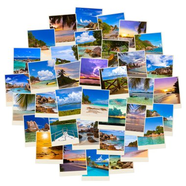 yaz plaj çekim yığını