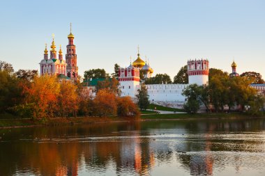 Moskova Rusya 'daki Novodevichiy manastırı