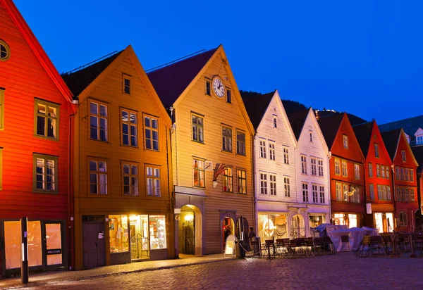 Знаменита вулиця Брюгген в Бергені - Норвегія — стокове фото