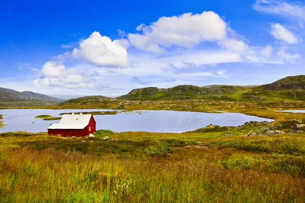 Casa em Buskerud região da Noruega — Fotografia de Stock