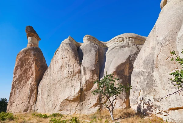 Formasi batuan dalam kalkun kappadokia — Stok Foto