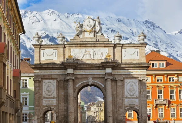 வெற்றிகரமான வளைவு - Innsbruck ஆஸ்திரியா — ஸ்டாக் புகைப்படம்