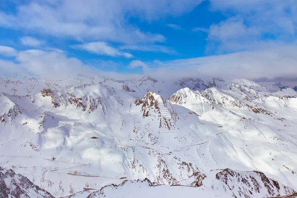 Гірський лижний курорт Solden Austria — стокове фото