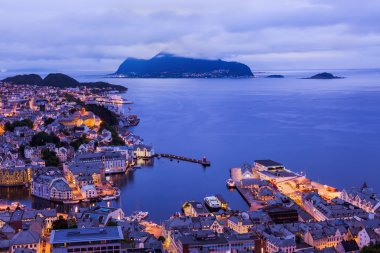 Cityscape alesund - Norveç
