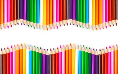 çok renkli kalemler