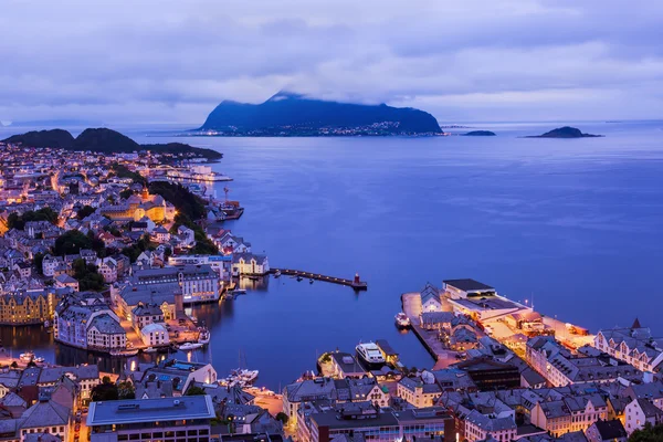 Cityscape της alesund - Νορβηγία — Φωτογραφία Αρχείου