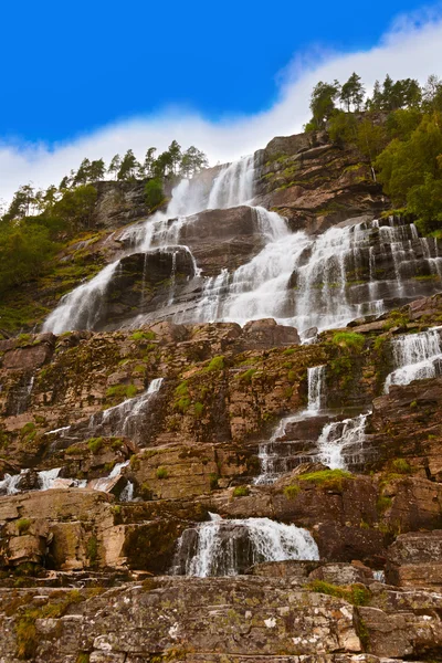 Tvinde vattenfall - Norge — Stockfoto