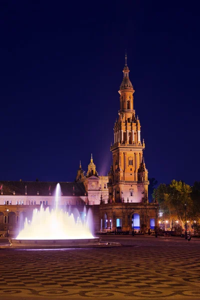 Palacio en la Plaza de España en Sevilla España — Foto de Stock