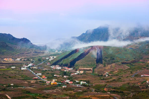 Sunset in mountains at Tenerife island - Canary — Stock Photo, Image